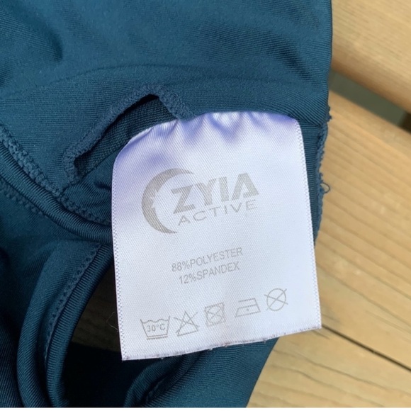 Zyia Blue Sports Bra sz M - Picture 4 of 7